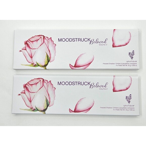 Younique Moodstruck Beloved Volume 2 Pressed Shadow, 4 Eyeshadow Palette New - Picture 4 of 6